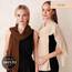 Shawl Factory Chiffon Schal Damen Nude - Seidenweich und Federleicht - Eleganter Halstuch Schal - Polyester Tuch Halstuch Damen Frühling Sommer - Pflegeleichtes Schaltuch - Damenschal Leicht (Nude)