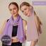 Chiffon Schal Damen Helles Lila - Seidenweich und Federleicht - Eleganter Halstuch Schal - Polyester Tuch Halstuch Damen Frühling Sommer - Pflegeleichtes Schaltuch - Damenschal Leicht (Helles Lila)
