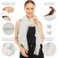 Shawl Factory Chiffon Schal Damen Creme - Seidenweich und Federleicht - Eleganter Halstuch Schal - Polyester Tuch Halstuch Damen Frühling Sommer - Pflegeleichtes Schaltuch - Damenschal Leicht (Creme)