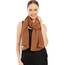 Chiffon Schal Damen Hellbraun - Seidenweich und Federleicht - Eleganter Halstuch Schal - Polyester Tuch Halstuch Damen Frühling Sommer - Pflegeleichtes Schaltuch - Damenschal Leicht (Hellbraun)