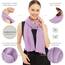 Chiffon Schal Damen Helles Lila - Seidenweich und Federleicht - Eleganter Halstuch Schal - Polyester Tuch Halstuch Damen Frühling Sommer - Pflegeleichtes Schaltuch - Damenschal Leicht (Helles Lila)