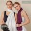 Shawl Factory Chiffon Schal Damen Creme - Seidenweich und Federleicht - Eleganter Halstuch Schal - Polyester Tuch Halstuch Damen Frühling Sommer - Pflegeleichtes Schaltuch - Damenschal Leicht (Creme)