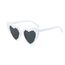 Herz Sonnenbrille Herzbrille Herzform Herzbrillen Brille Heart Glasses Herzsonnenbrille weiß Hochzeit Shaped Sunglasses Bride Perle Vintage Damen Herzförmige Braut Party Sonnenbrillen Accessoires