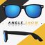 LINVO Sonnenbrille Herren Damen Polarisiert Retro Stil Rechteckig Vintage Klassisch Unisex UV400 Cat 3 CE