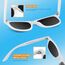 LINVO Sonnenbrille Herren Damen Polarisiert Retro Stil Rechteckig Vintage Klassisch Unisex UV400 Cat 3 CE