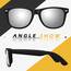 LINVO Sonnenbrille Herren Damen Polarisiert Retro Stil Rechteckig Vintage Klassisch Unisex UV400 Cat 3 CE