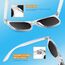 LINVO Sonnenbrille Herren Damen Polarisiert Retro Stil Rechteckig Vintage Klassisch Unisex UV400 Cat 3 CE
