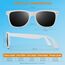 LINVO Sonnenbrille Herren Damen Polarisiert Retro Stil Rechteckig Vintage Klassisch Unisex UV400 Cat 3 CE