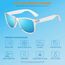 LINVO Sonnenbrille Herren Damen Polarisiert Retro Stil Rechteckig Vintage Klassisch Unisex UV400 Cat 3 CE