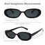Unning 4 Stück Oval Sonnenbrille Damen Vintage Retro Klein Lustig Sonnenbrillen Set Für Damen