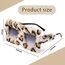 arrderly 1 Stück Übergroße Plüsch Sonnenbrille Mode Personalisierte Sonnenbrille Plüsch Rand Katzenauge Sonnenbrille Partybrille für Fasching Foto Requisiten Geburtstagsfeier