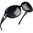 Joopin Elegante Große Sonnenbrille Damen Polarisiert und Klassische Schwarze Damen Sonnenbrille Übergroß Retro 2026 UV400 mit XL Rahmen (Voll Schwarz)