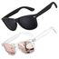 LINVO Sonnenbrille Herren Damen Polarisiert Retro Stil Rechteckig Vintage Klassisch Unisex UV400 Cat 3 CE