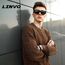 LINVO Sonnenbrille Herren Damen Polarisiert Retro Stil Rechteckig Vintage Klassisch Unisex UV400 Cat 3 CE