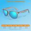 LINVO Sonnenbrille Herren Damen Polarisiert Retro Stil Rechteckig Vintage Klassisch Unisex UV400 Cat 3 CE