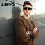 LINVO Sonnenbrille Herren Damen Polarisiert Retro Stil Rechteckig Vintage Klassisch Unisex UV400 Cat 3 CE