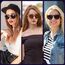 Ulknyss Sonnenbrille Damen Polarisiert Retro Runde Sonnenbrillen UV400 Schutz Vintage Sunglasses für Damen Fahren Reisen