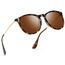 kunchu Sonnenbrille-Damen-Polarisierte-Sonnenbrille-Rund-UV400-im-Retro-Sonnenbrille-für-Damen & Herren Schutz Vintage Leopardentee