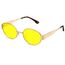 kunchu Sonnenbrille-Damen-Polarisiert-Unisex-Herren-Gold-Metal-Retro-Oval-Trendy-Sonnenbrillen-Vintage-Uv400-Classic-Ultraleicht-Schutz,Geeignet FüR Camping-fotografie-Outdoor-Geschenke für frauen-jin