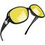 Joopin Große Nachtfahrbrille zum Autofahrer Damen und Nachtsichtbrille Gelb Sonnenbrille Nachtbrille UV400 Nachtsicht mit UV400 (Gelb)