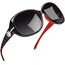 Joopin Elegante Übergroßer Sonnenbrille Damen Polarisiert UV400 Klassische Vintage und Trendy Damen Sonnenbrille Groß mit XL Oversized Rahmen (Rot/Schwarz)