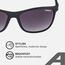ALPINA JAIDA - Verspiegelte und Bruchsichere Sonnenbrille Mit 100% UV-Schutz Für Erwachsene, black matt, One Size