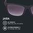 ALPINA JAIDA - Verspiegelte und Bruchsichere Sonnenbrille Mit 100% UV-Schutz Für Erwachsene, black matt, One Size