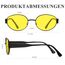kunchu Sonnenbrille-Damen-Polarisiert-Unisex-Herren-Gold-Metal-Retro-Oval-Trendy-Sonnenbrillen-Vintage-Uv400-Classic-Ultraleicht-Schutz,Geeignet FüR Camping-fotografie-Outdoor-Geschenke für frauen-jin
