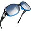 Joopin Übergroße Polarisierte Sonnenbrille Damen Blaue Gläser UV400 Trendy Klassische Große Sonnenbrille XL Elegante Brille Vintage (Hellblau)