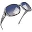 Joopin Übergroße Sonnenbrille Damen Grau Polarisiert UV400 Klassisch Vintage Damen Sonnenbrille Groß Elegant (Transparent Grau)