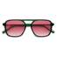 SOJOS Sonnenbrille Damen Herren Retro, Vintage Eckig Kunststoff Trendy Damen Herren Sonnenbrillen SJ2202