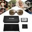 Joopin Klassische Damen Sonnenbrille Groß Polarisiert UV400 Vintage Leopardenmuster Übergroße Sonnenbrille Damen Stylisch mit XL Großer Rahmen (Crystal Amber)