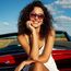 Joopin Klassische Große Sonnenbrille Damen Rosa Elegante Übergroße Sonnenbrille Polarisiert UV400 Mode Brille 2026 (Transparent Crystal Himbeer-Rose)