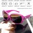 Joopin Sonnenbrille Damen Polarisiert Große und Übergroße Sonnenbrille UV400 Klassisch Vintage Brillle Trendy 2026 (Violett/Braun)