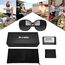 Joopin Elegante Übergroßer Sonnenbrille Damen Polarisiert UV400 Klassische Vintage und Trendy Damen Sonnenbrille Groß mit XL Oversized Rahmen (Rot/Schwarz)