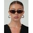 CHAOSELF Retro Ovale Sonnenbrille für Damen Trendige Leichte Schmale Schicke Cat-Eye 90er Kleine Vintage Brille UV400 Schutz