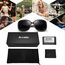 Joopin XL Grosse Sonnenbrille Damen Polarisiert und Übergroße Sonnenbrille Schwarze Dunkel UV400 Klassische Vintage Brille mit Übergroßer Rahmen (Lila/Schwarz)