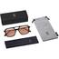 SOJOS Sonnenbrille Damen Herren Retro, Vintage Rechteckig Trendy Damen Herren Sonnenbrillen SJ2202
