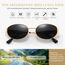 kunchu Sonnenbrille-Damen-Polarisiert-Unisex-Herren-Gold-Metal-Retro-Oval-Trendy-Sonnenbrillen-Vintage-Uv400-Classic-Ultraleicht-Schutz,Geeignet FüR Camping-fotografie-Outdoor-Geschenke für frauen-bwz