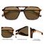 SOJOS Sonnenbrille Damen Herren Retro, Vintage Eckig Kunststoff Trendy Damen Herren Sonnenbrillen SJ2202