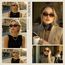 Wrimen Sonnenbrille Damen-polarisiert-Oval-Retro-UV400 Schutz-Mode-Brille-Vintage-Schmale-Classic-Trendy-sunglasses woman-Schwarz