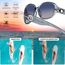 Joopin Übergroße Sonnenbrille Damen Grau Polarisiert UV400 Klassisch Vintage Damen Sonnenbrille Groß Elegant (Transparent Grau)