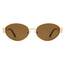 SOJOS Retro Sonnenbrille Damen Herren Oval Metal Groß Trendy Classic UV400 Schutz Sonnenbrillen SJ1217