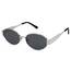 SOJOS Retro Sonnenbrille Damen Herren Oval Metal Groß Trendy Classic UV400 Schutz Sonnenbrillen SJ1217