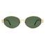 SOJOS Retro Sonnenbrille Damen Herren Oval Metal Groß Trendy Classic UV400 Schutz Sonnenbrillen SJ1217