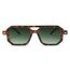 FEISEDY Retro 70er Jahre Sonnenbrille Damen Herren Vintage Flache Quadratische Brille mit UV400-Schutz B2622