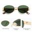 SOJOS Retro Sonnenbrille Damen Herren Oval Metal Groß Trendy Classic UV400 Schutz Sonnenbrillen SJ1217