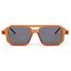 FEISEDY Retro 70er Jahre Sonnenbrille Damen Herren Vintage Flache Quadratische Brille mit UV400-Schutz B2622