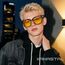 KANASTAL ÜberGroß Nachtfahrbrille für Brillenträger Polarisiert Anti Blende Nachtfahrbrille Damen und Herren UV400 Schutz Nachtbrille, Grau Leopard Rahmen Gelb Gläser
