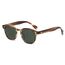 LHSDMOAT Retro Depp-Stil Round Sonnenbrille Herren Damen - Vintage 70er Jahre UV400-Schutz sunglasses für Fahrten, Reisen & Outdoor Aktivitäten